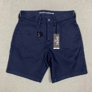 Rhone Everyday Shorts Men's 28 Navy Twill 7" Stretch Standard Fit Chino NWT $88